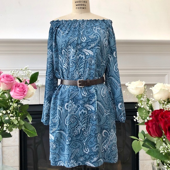 MICHAEL Michael Kors Dresses & Skirts - MICHAEL ❤️ Michael Kors Belted Paisley Dress